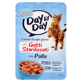 ADoC Day by Day per Gatti Sterilizzati con Pollo 85 g