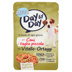 ADoC Day by Day per Cani di taglia piccola con Vitello e Ortaggi 100 g