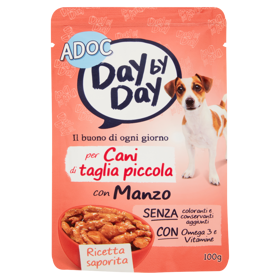 ADoC Day by Day per Cani di taglia piccola con Manzo 100 g