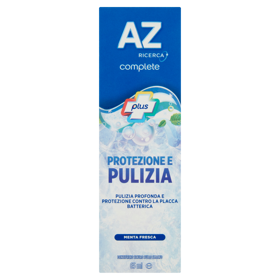 AZ Dentifricio Complete Plus Protezione e Pulizia Menta Fresca 65 ml