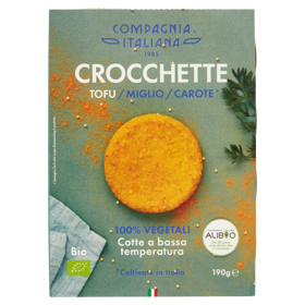 Compagnia Italiana Crocchette Tofu / Miglio / Carote Bio 190 g