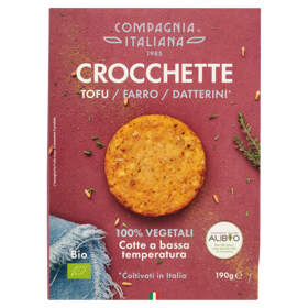 Compagnia Italiana Crocchette Tofu / Farro / Datterini Bio 190 g