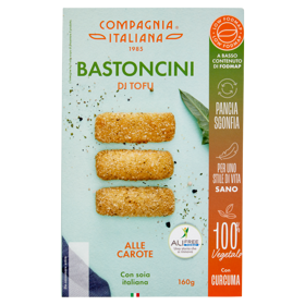 Compagnia Italiana Bastoncini di Tofu alle Carote 160 g