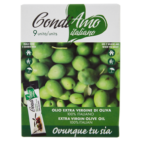 CondiAmo italiano Olio Extra Vergine di Oliva 9 x 10 ml