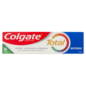 Colgate dentifricio sbiancante Total Whitening protezione 24h, 75ml