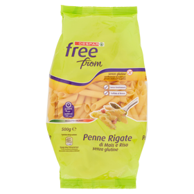 PENNE RIGATE FREE FROM 500G MAIS&RISO