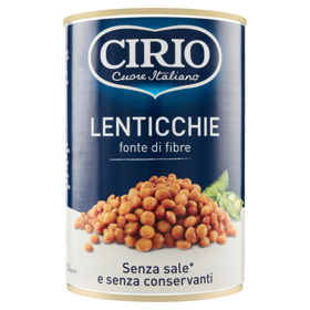 CIRIO LENTICCHIE LATT.410GR