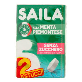 SAILA COMPRESSA MENTA SENZA ZUCCHERO GR40X2